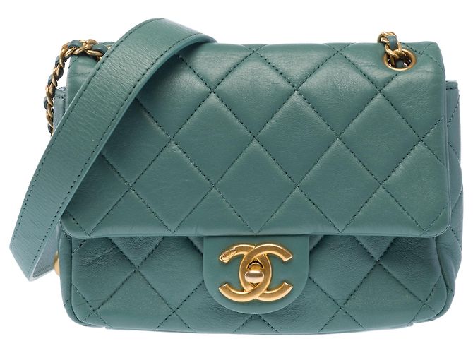 CHANEL Timeless/Classique Tasche aus blauem Leder - 103962 - Ansicht 2