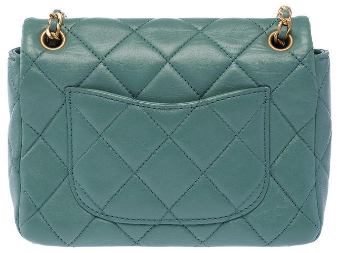 CHANEL Timeless/Classique Tasche aus blauem Leder - 103962 - Ansicht 3