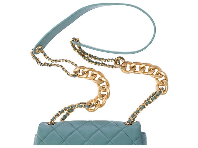 CHANEL Timeless/Classique Tasche aus blauem Leder - 103962 - Ansicht 9