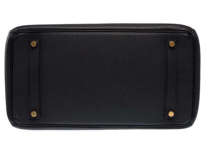 Hermès Borsa HERMES Birkin 35 in Pelle Nera - 103947 Nero - vista 11