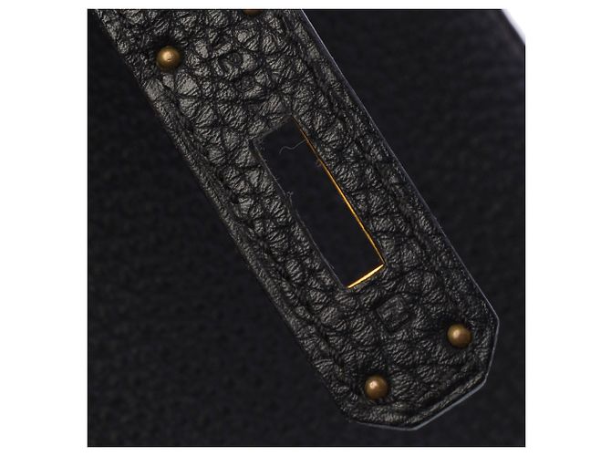 Hermès Borsa HERMES Birkin 35 in Pelle Nera - 103947 Nero - vista 8