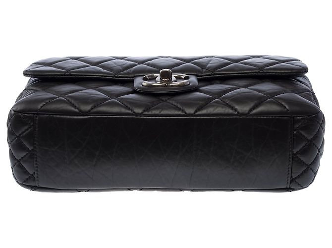 CHANEL Timeless/Classique Tasche aus schwarzem Leder - 103940 - Ansicht 11