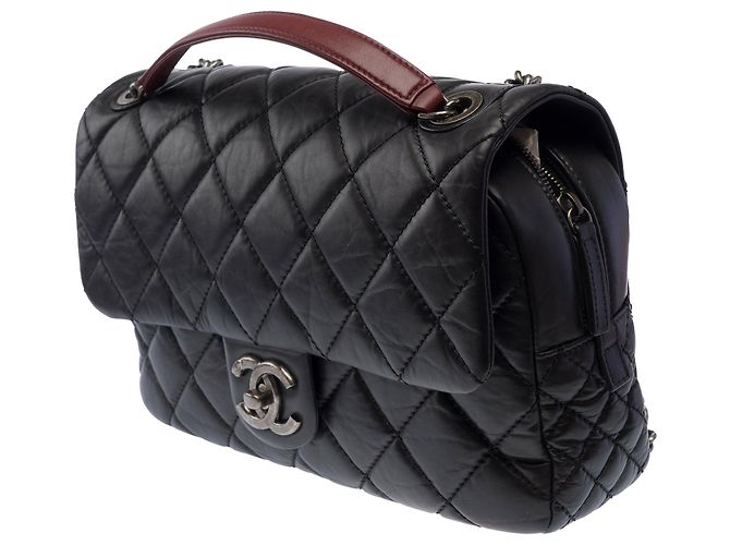 CHANEL Timeless/Classique Tasche aus schwarzem Leder - 103940 - Ansicht 5