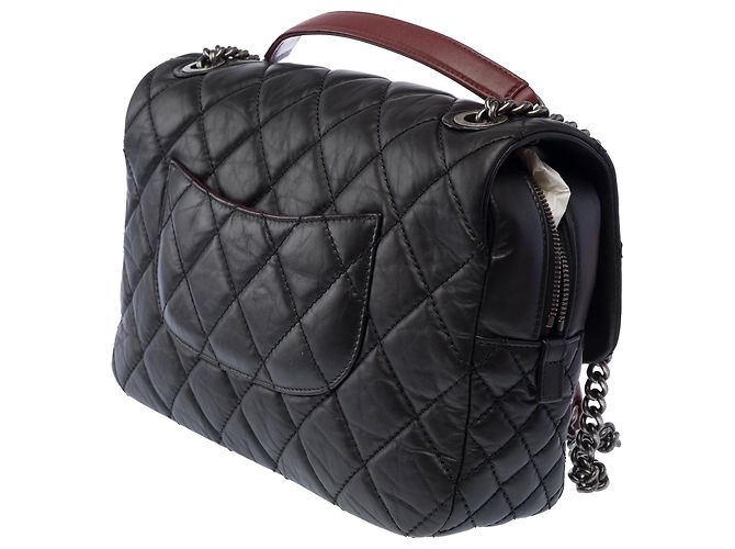 CHANEL Timeless/Classique Tasche aus schwarzem Leder - 103940 - Ansicht 6