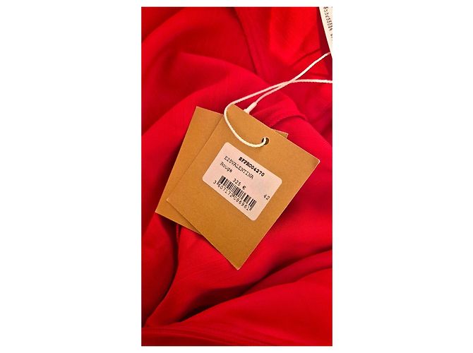 Sandro Langes rotes Kleid - Ansicht 3