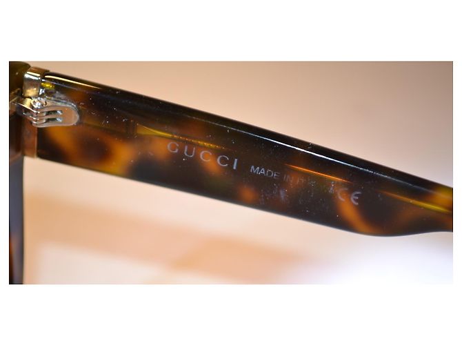 Gucci GG0460/S Sonnenbrille Schmetterlingsform Schildpatt Braun - Ansicht 6