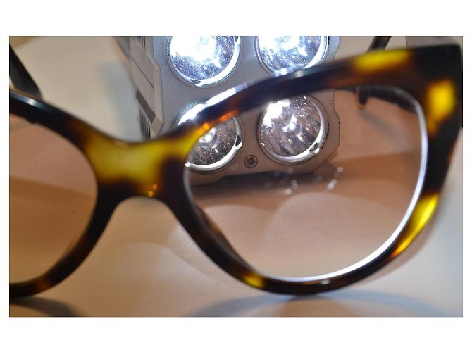 Gucci GG0460/S Sonnenbrille Schmetterlingsform Schildpatt Braun - Ansicht 9