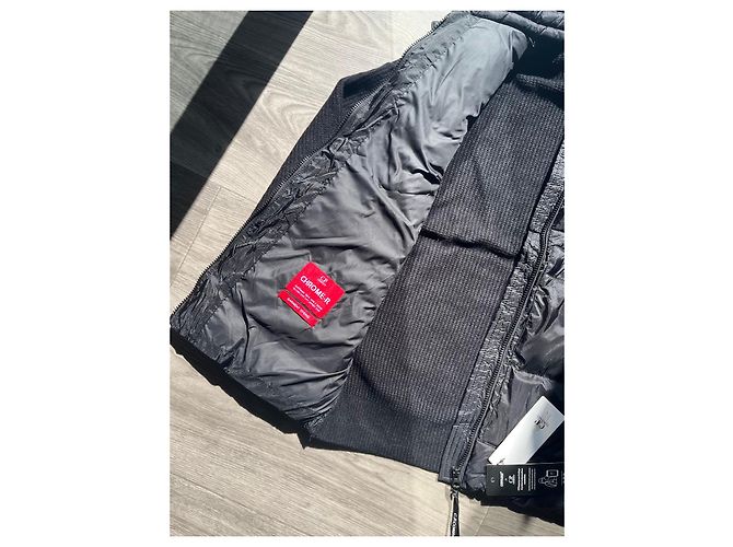 CP Company C.P. Company Veste à Capuche en Nylon et Laine - Noir - vue 3