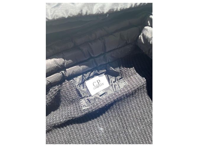 CP Company C.P. Company Veste à Capuche en Nylon et Laine - Noir - vue 4