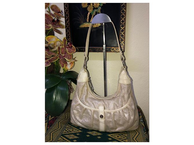 Céline Sac à épaule Celine Monogram Beige - vue 2