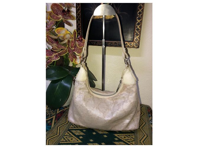 Céline Sac à épaule Celine Monogram Beige - vue 3