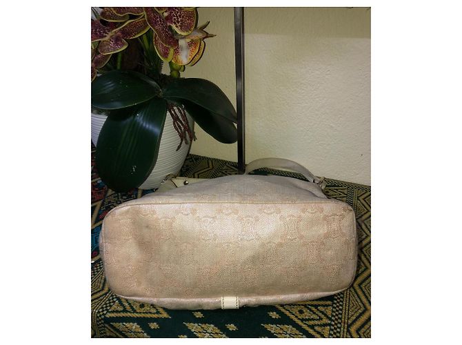 Céline Sac à épaule Celine Monogram Beige - vue 9