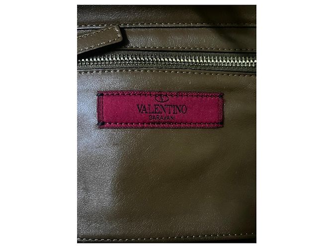 Borsa Tote Valentino Garavani Rockstud con stampa leopardata Marrone Bianco Stampa leopardo - vista 8
