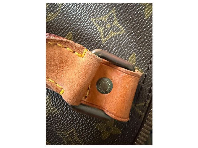 Louis Vuitton Borsa da viaggio Keepall 60 in tela Monogram Marrone Monogramma - vista 10
