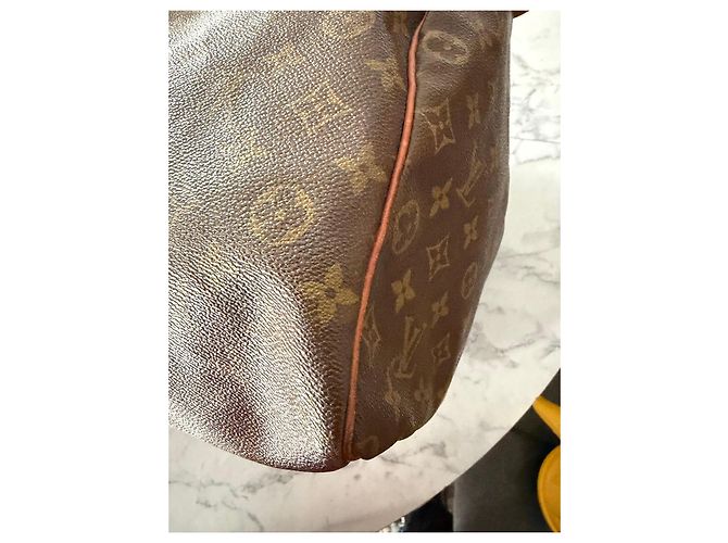 Louis Vuitton Borsa da viaggio Keepall 60 in tela Monogram Marrone Monogramma - vista 5