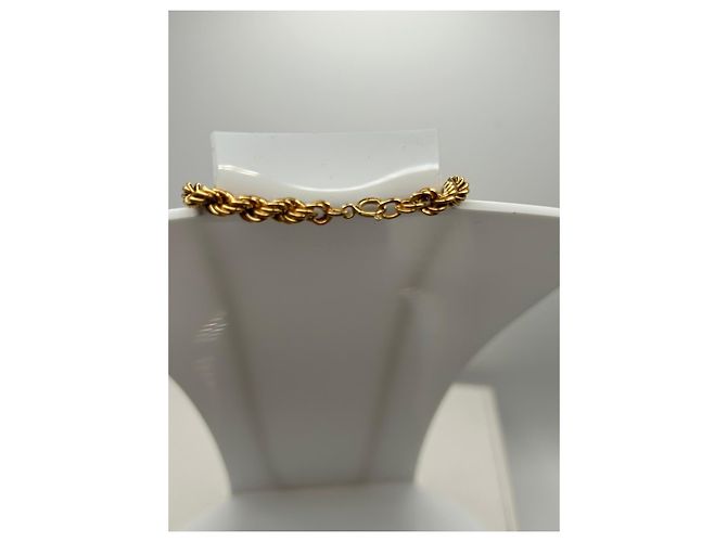 Autre Marque Collana intrecciata in oro 750, maglia corda D'oro - vista 2