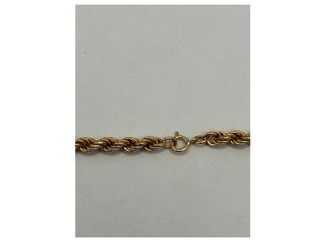 Autre Marque Collana intrecciata in oro 750, maglia corda D'oro - vista 4
