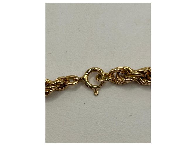 Autre Marque Collana intrecciata in oro 750, maglia corda D'oro - vista 5