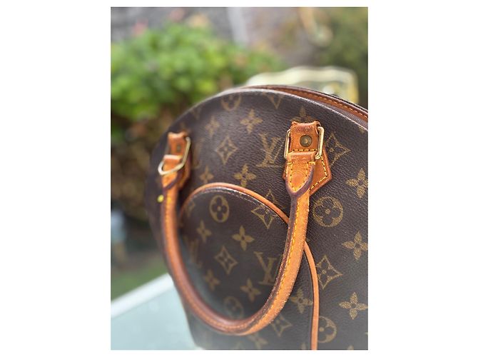 Sac à main Louis Vuitton Monogram Canvas Ellipse PM Marron Monogramme - vue 3