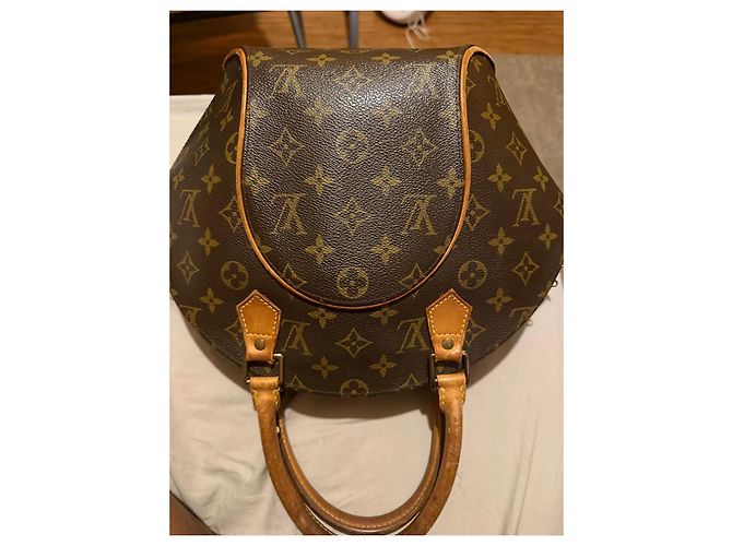 Sac à main Louis Vuitton Monogram Canvas Ellipse PM Marron Monogramme - vue 7
