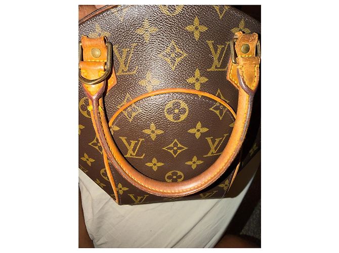 Sac à main Louis Vuitton Monogram Canvas Ellipse PM Marron Monogramme - vue 9