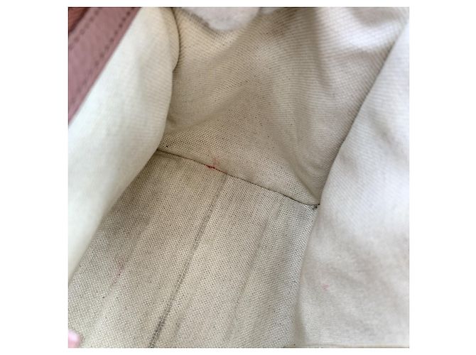 Gucci Borsa a tracolla con patta e manico superiore Marmont in pelle mauve pink Rosa - vista 7