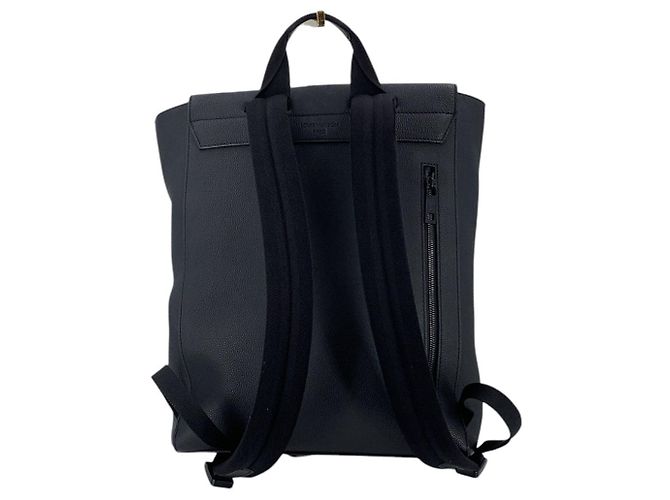 Louis Vuitton Fastline Aerogram Rucksack und Schultertasche aus schwarzem Leder - Ansicht 3
