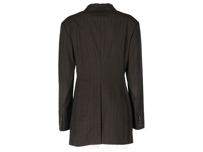 Autre Marque A.N.G.E.L.O. Grey Wool Tartan Jacket - view 3