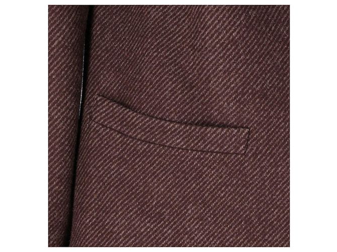 Basile Blazer aus Seide und Wolle braun - Ansicht 5