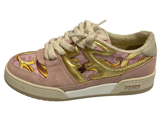 Fendi Fendace Baroque Zucca Print Sneaker Pink - Ansicht 3