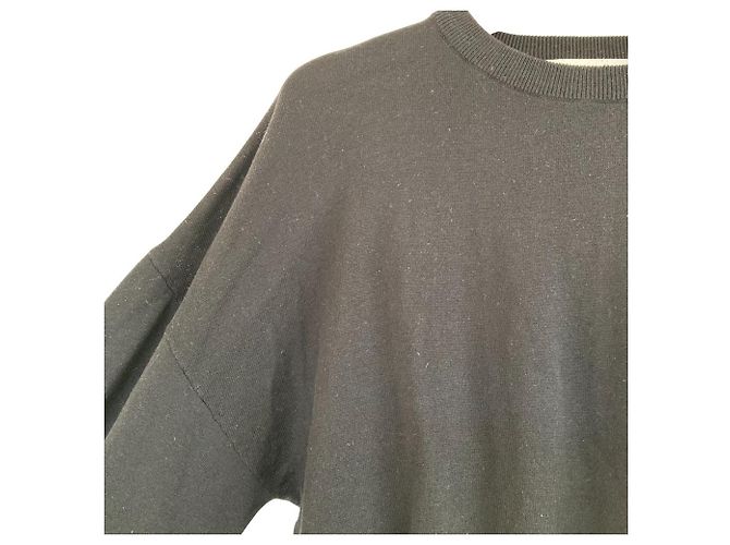 Autre Marque ENFOLD Pullover de malha de seda e algodão Preto - vista 2