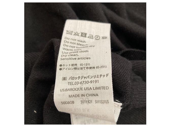 Autre Marque ENFOLD Pullover de malha de seda e algodão Preto - vista 6
