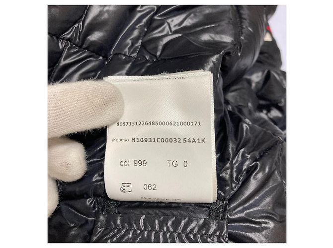 Cappotto in Piuma Moncler HERMANVILLE Nero - vista 15