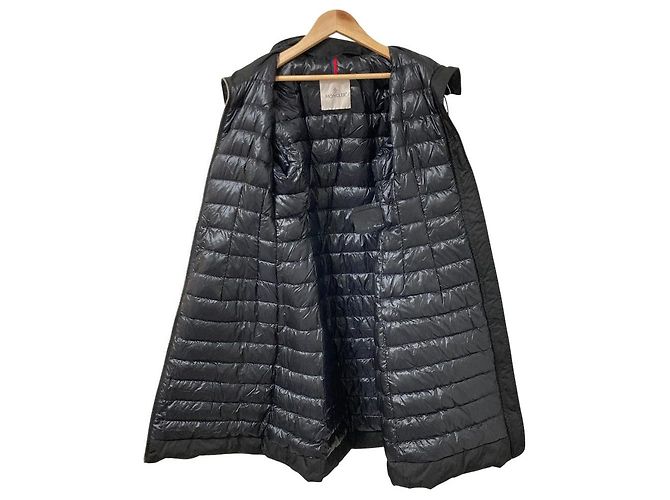 Cappotto in Piuma Moncler HERMANVILLE Nero - vista 3