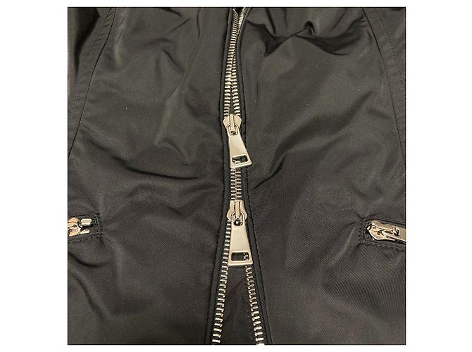 Cappotto in Piuma Moncler HERMANVILLE Nero - vista 9