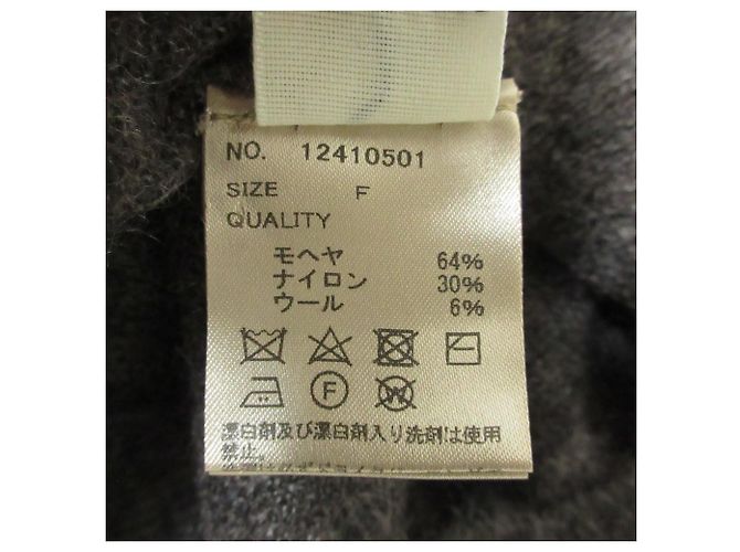 Autre Marque Jersey de cuello alto de mohair transparente TODAYFUL Castaño Marrón oscuro - vista 6