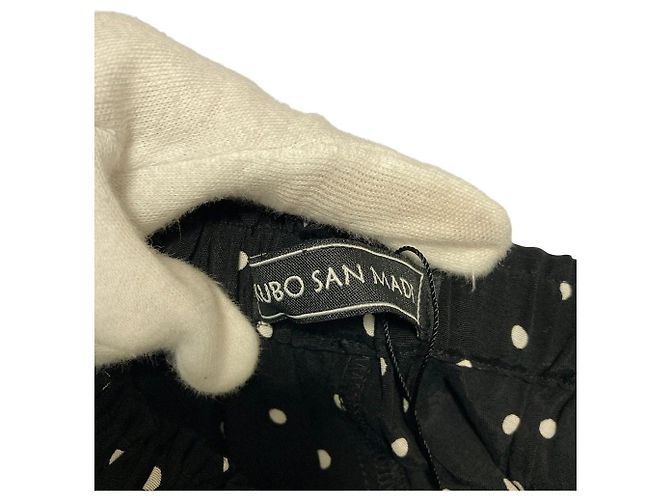 Autre Marque Vestido largo con estampado de lunares KUBO SAN MADE Negro - vista 8