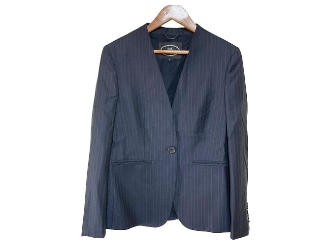 Autre Marque 23ku No Collar Setup Suit Blue Navy blue - view 2