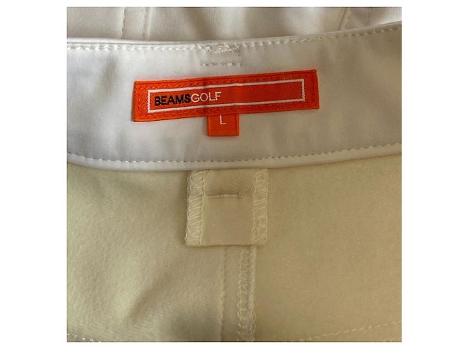 Autre Marque BEAMS GOLF Airshut Stretch Sideline Pants White - view 4