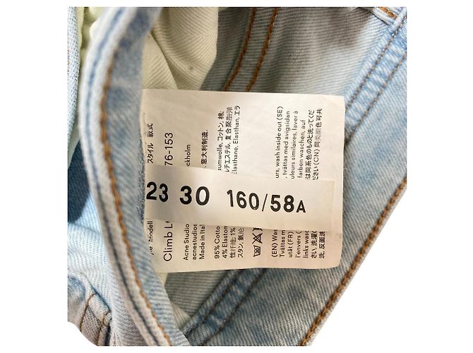 Vaqueros Climb Acne Studios Azul - vista 6