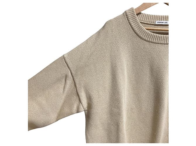Autre Marque EVERYDAY I LIKE. Pullover in maglia Beige - vista 2