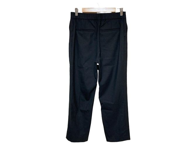 Theory luxe SUAVE SAXONY SELMA N Tapered Pants Nero - vista 2