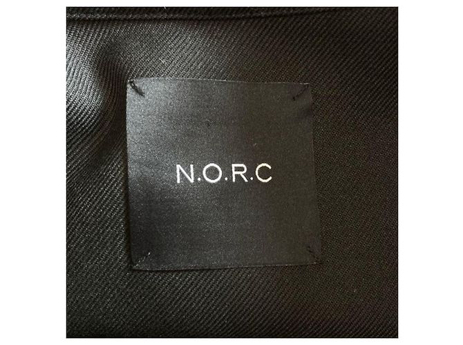 Autre Marque Vestido Camisa Pullover N.O.R.C com Colarinho Mao Preto - vista 3