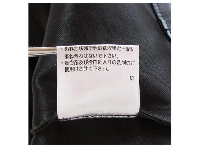 Autre Marque Veste sans col en similicuir Sov. Double Standard Clothing Noir - vue 15