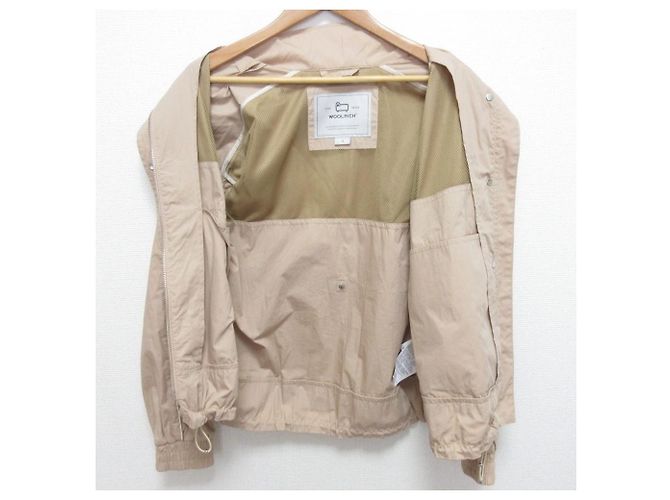 Giacca Woolrich Double Zip Giacca di Lana Beige - vista 3