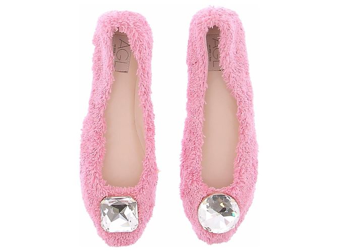 Autre Marque Bailarinas AGL de pelo sintético rosa Talla 40 - vista 4