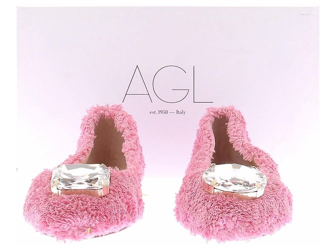 Autre Marque Bailarinas AGL de pelo sintético rosa Talla 40 - vista 8