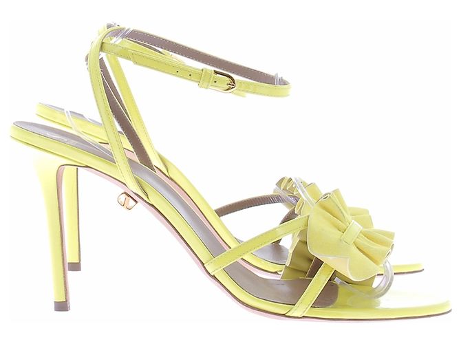 Autre Marque SKORPIOS Pumps aus Leder Gelb Größe 42 - Ansicht 6