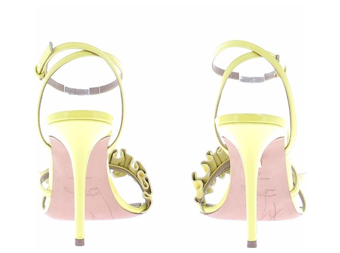 Autre Marque SKORPIOS Pumps aus Leder Gelb Größe 42 - Ansicht 7