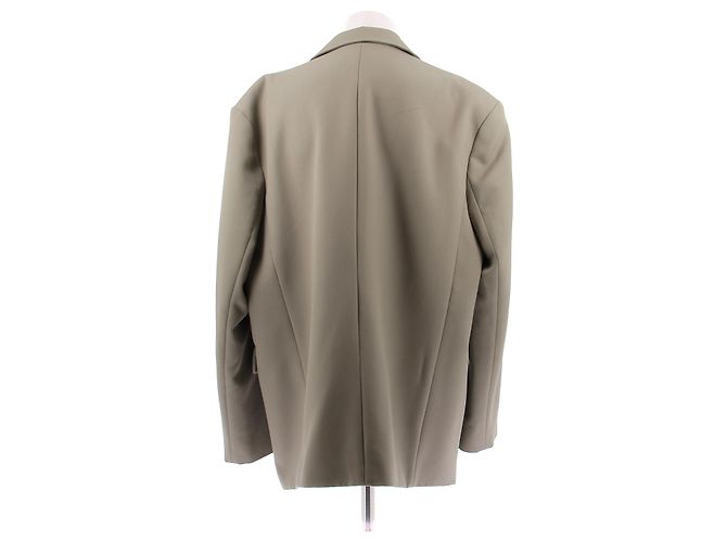 Anine Bing Anzug aus Wolle Khaki - Ansicht 2